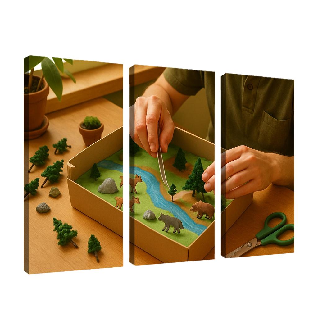 Miniature Habitat Restoration Dioramas home decor