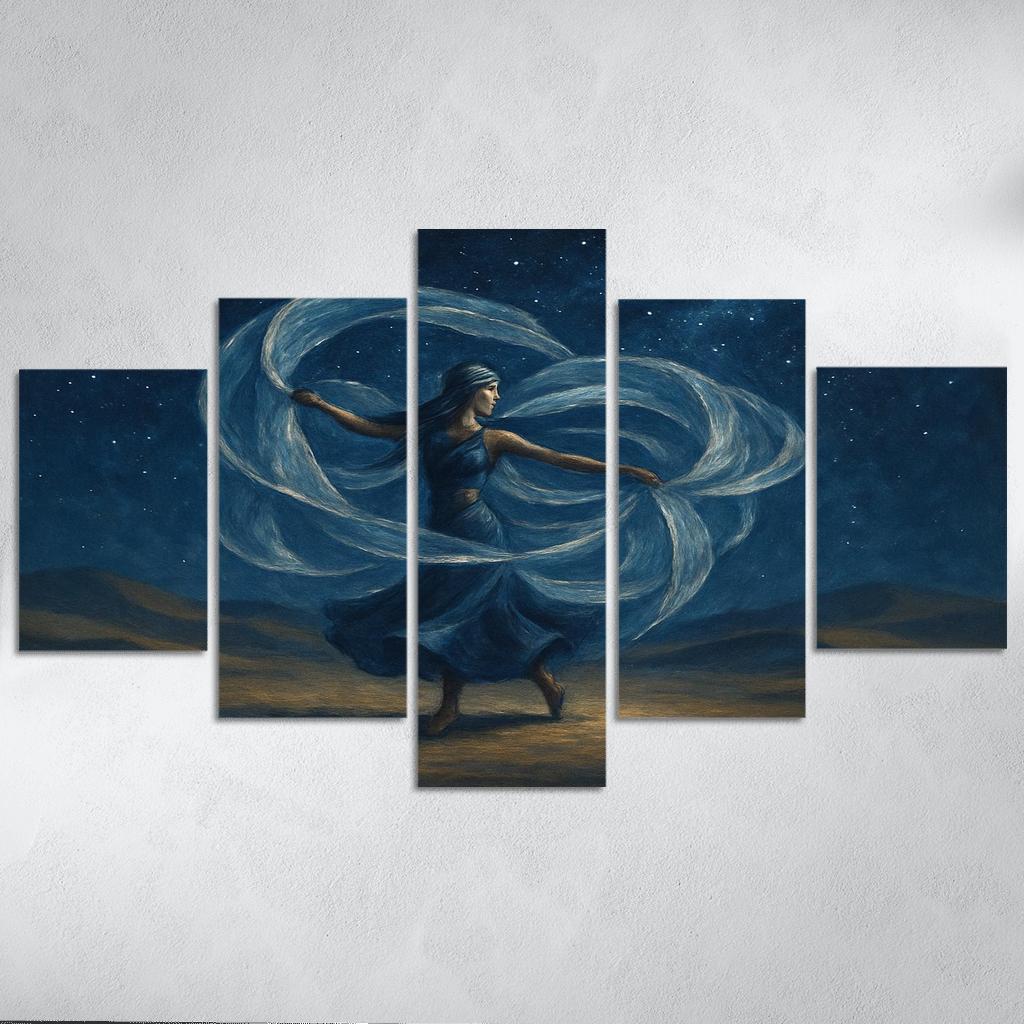 Echoes Of The Desert Veil Dance art trends