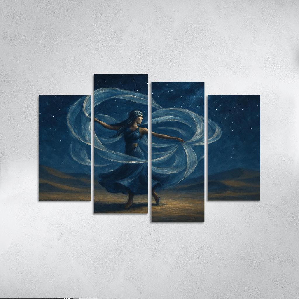 Echoes Of The Desert Veil Dance art trends