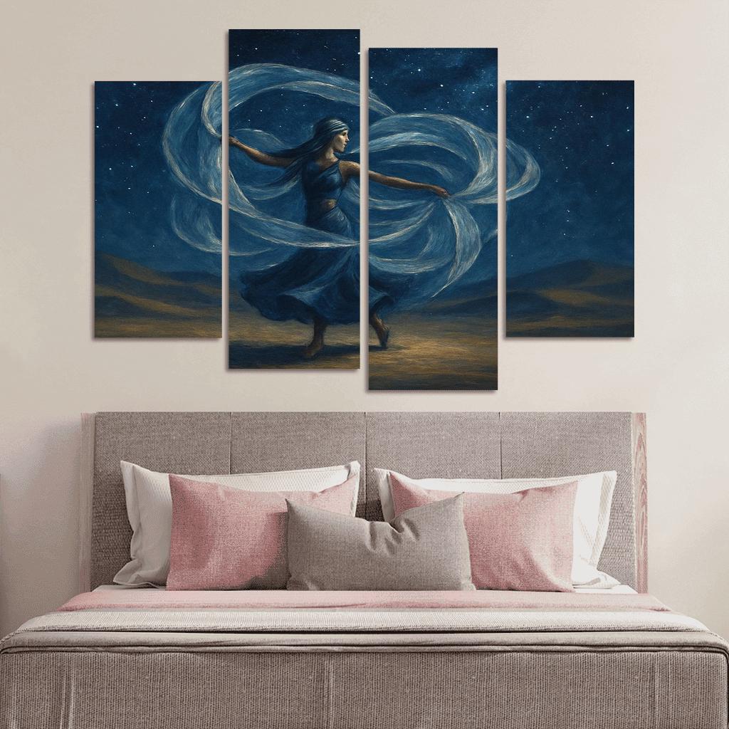 Echoes Of The Desert Veil Dance art trends