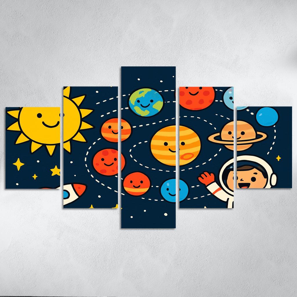 Planet Parade Playground modern paintings frame