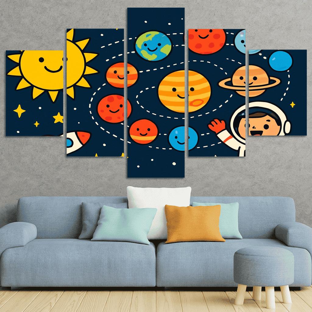 Planet Parade Playground modern paintings frame