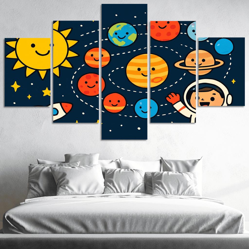 Planet Parade Playground modern paintings frame