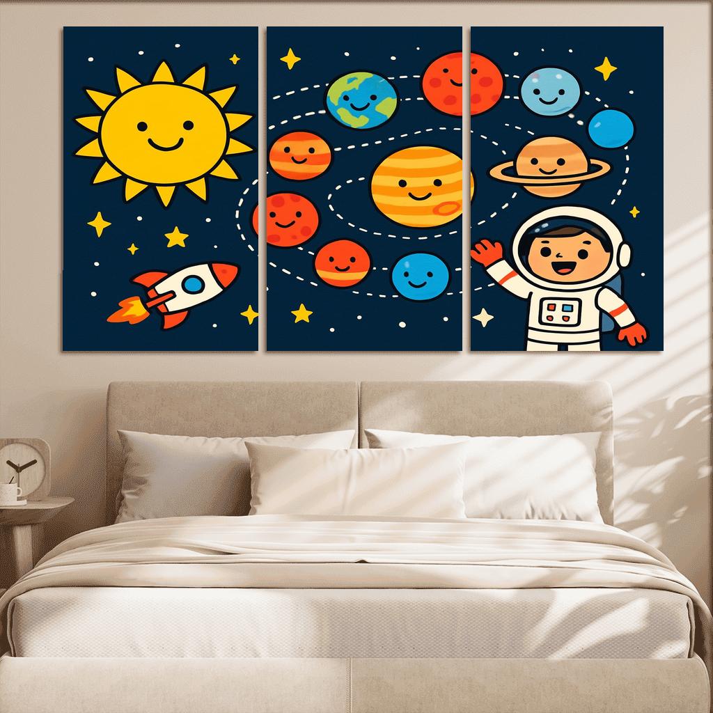 Planet Parade Playground modern paintings frame