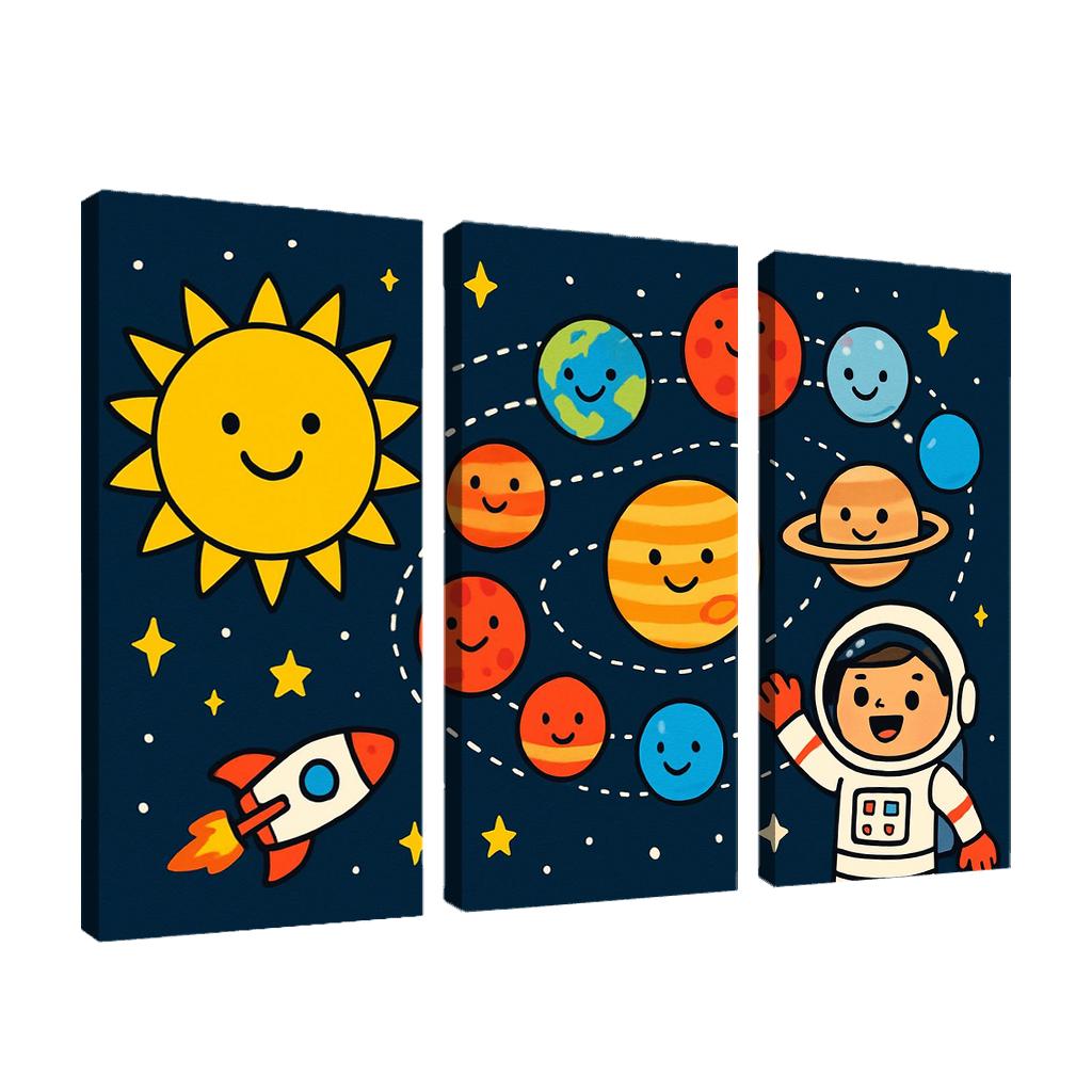 Planet Parade Playground modern paintings frame