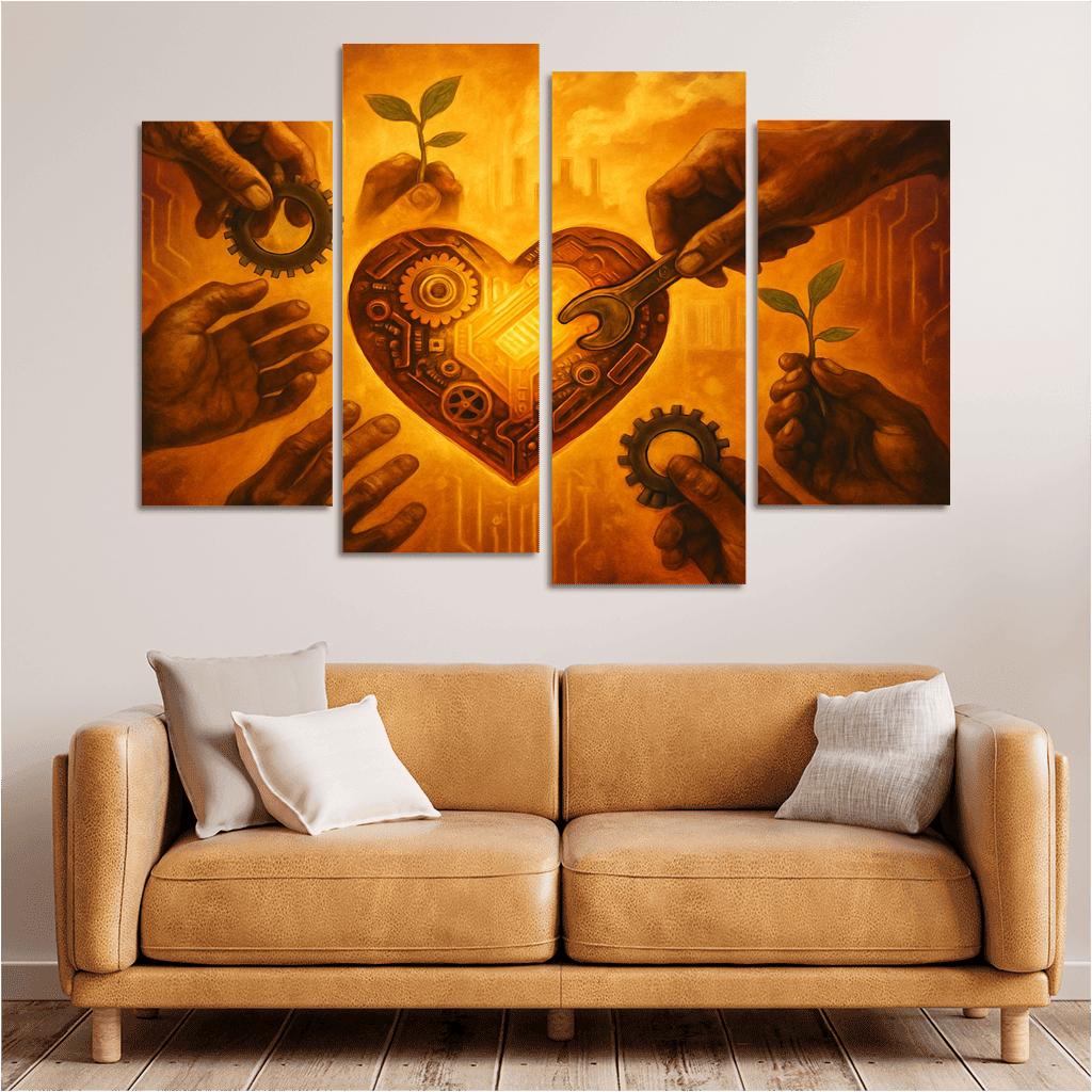 Hands That Shape Tomorrow wall decor