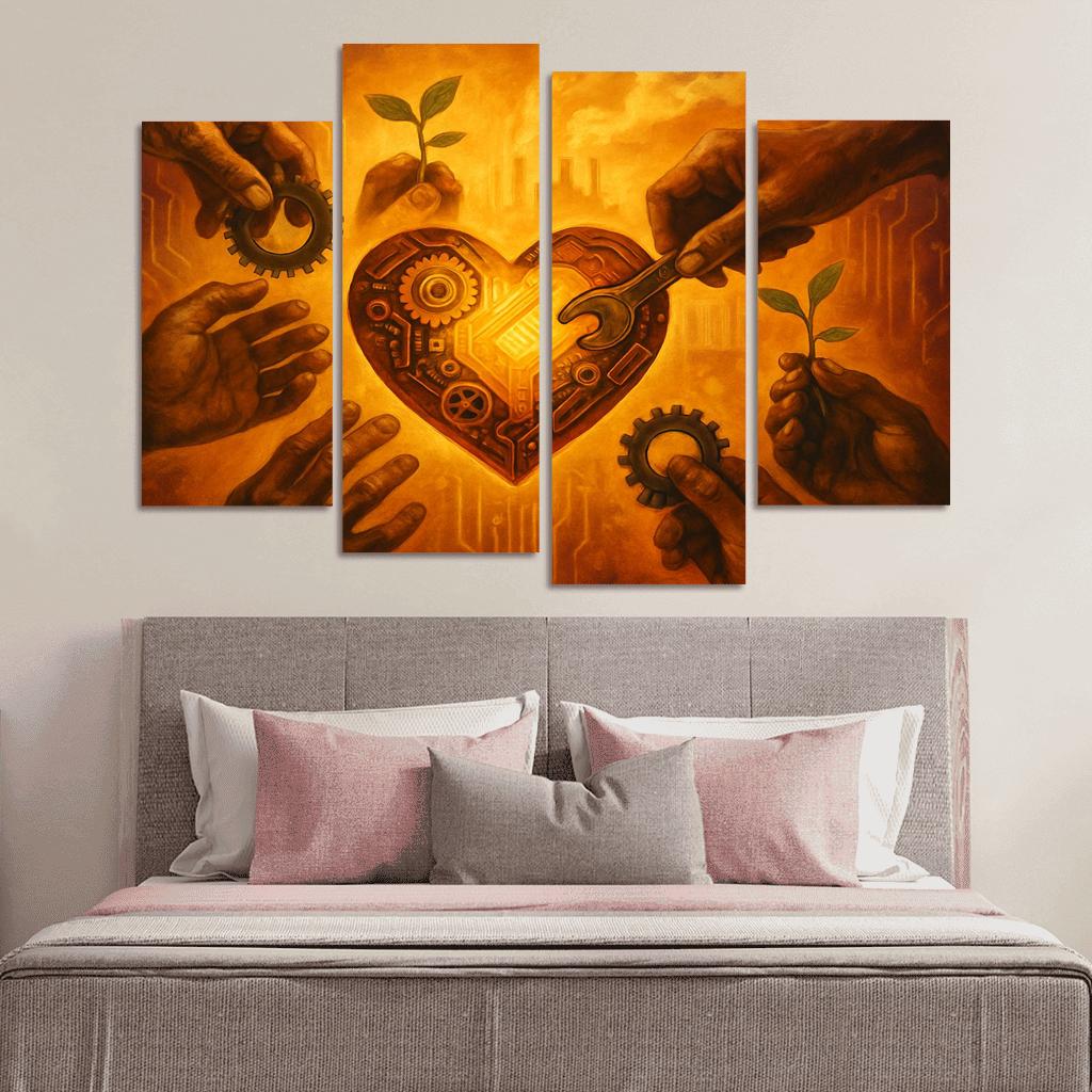 Hands That Shape Tomorrow wall decor