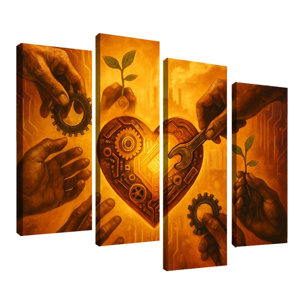 Hands That Shape Tomorrow wall decor