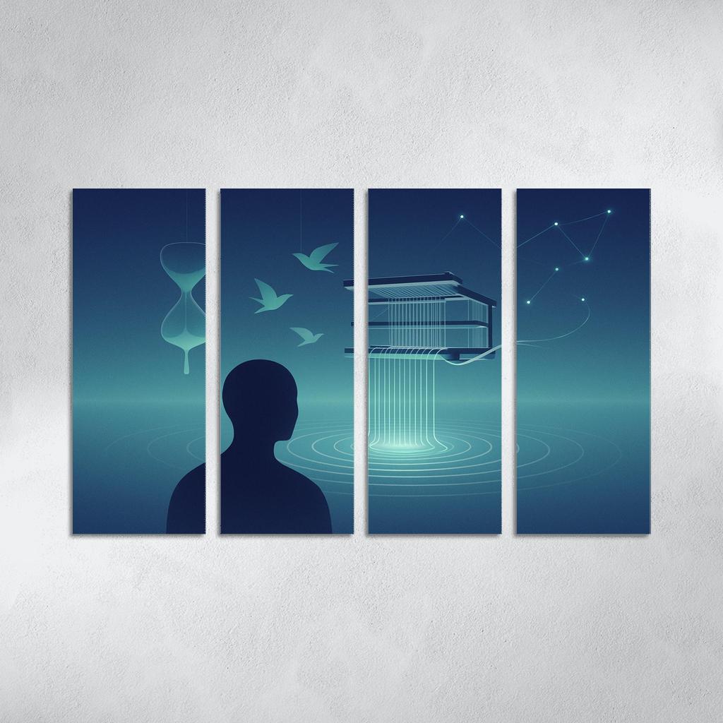 Paradox Loom Of Silence premium artwork frames