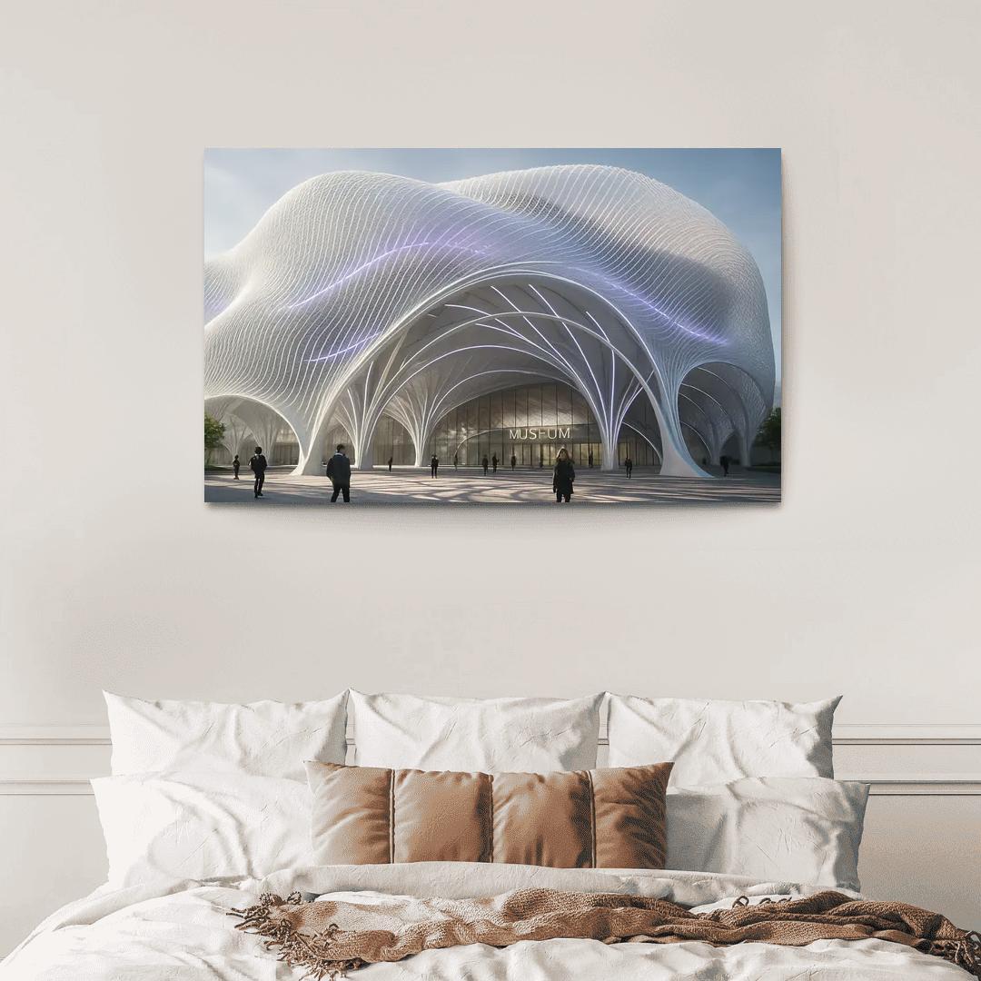 Kinetic Light Weave Museum wall decor