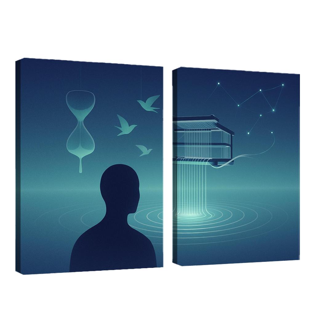 Paradox Loom Of Silence premium artwork frames