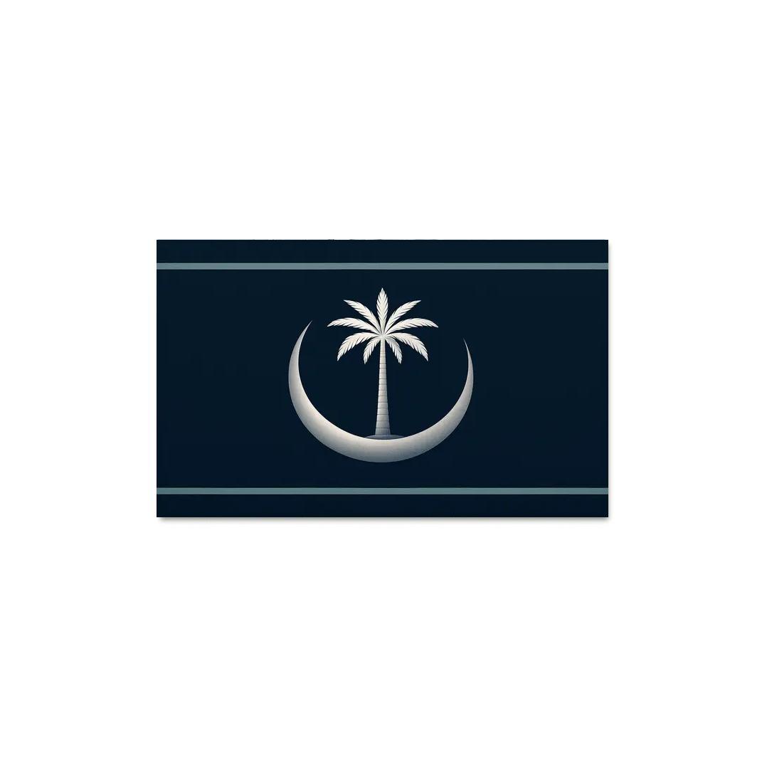 Crescent And Palm Emblem Of Night And Oasis one-piece frames