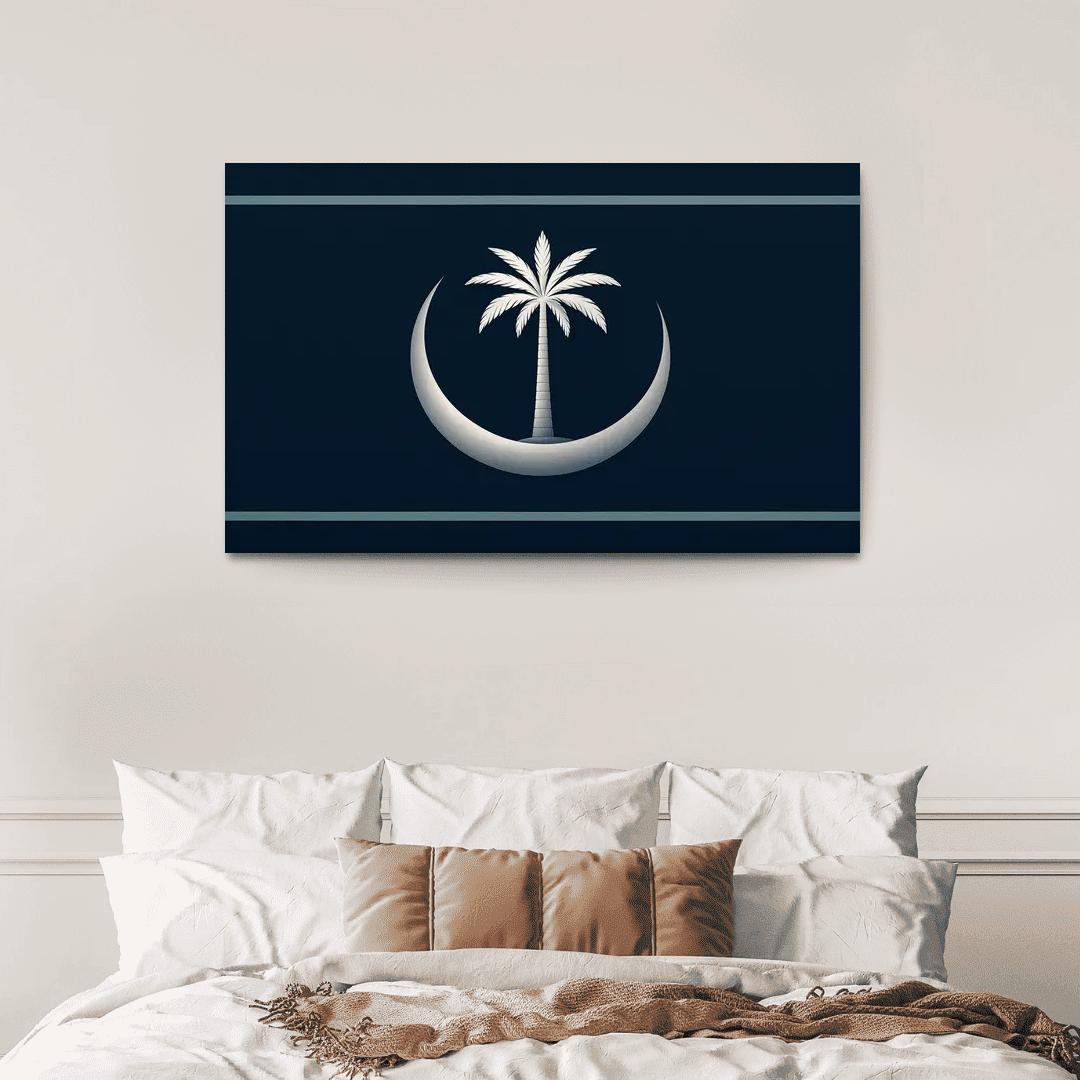 Crescent And Palm Emblem Of Night And Oasis one-piece frames