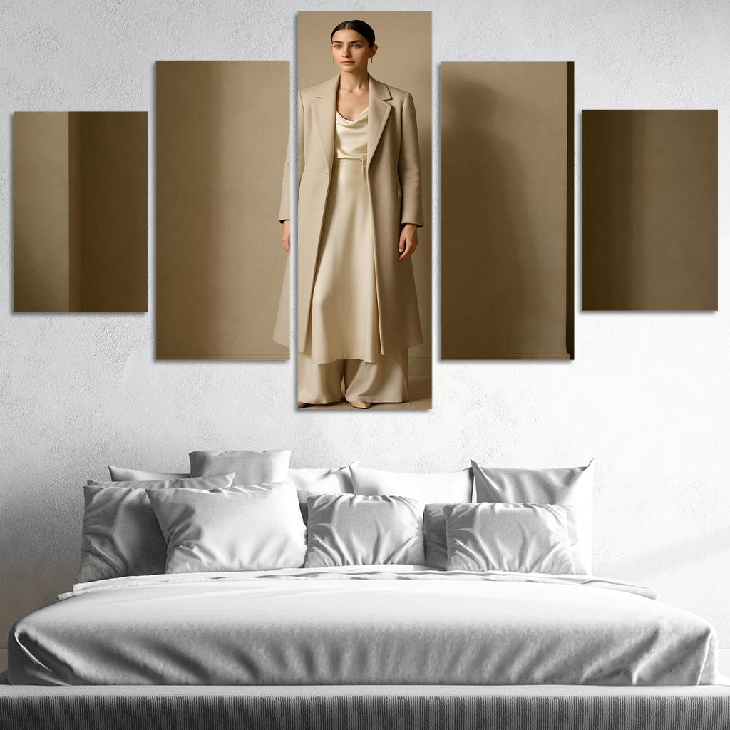 Quiet Opulence Evening Layers framed paintings
