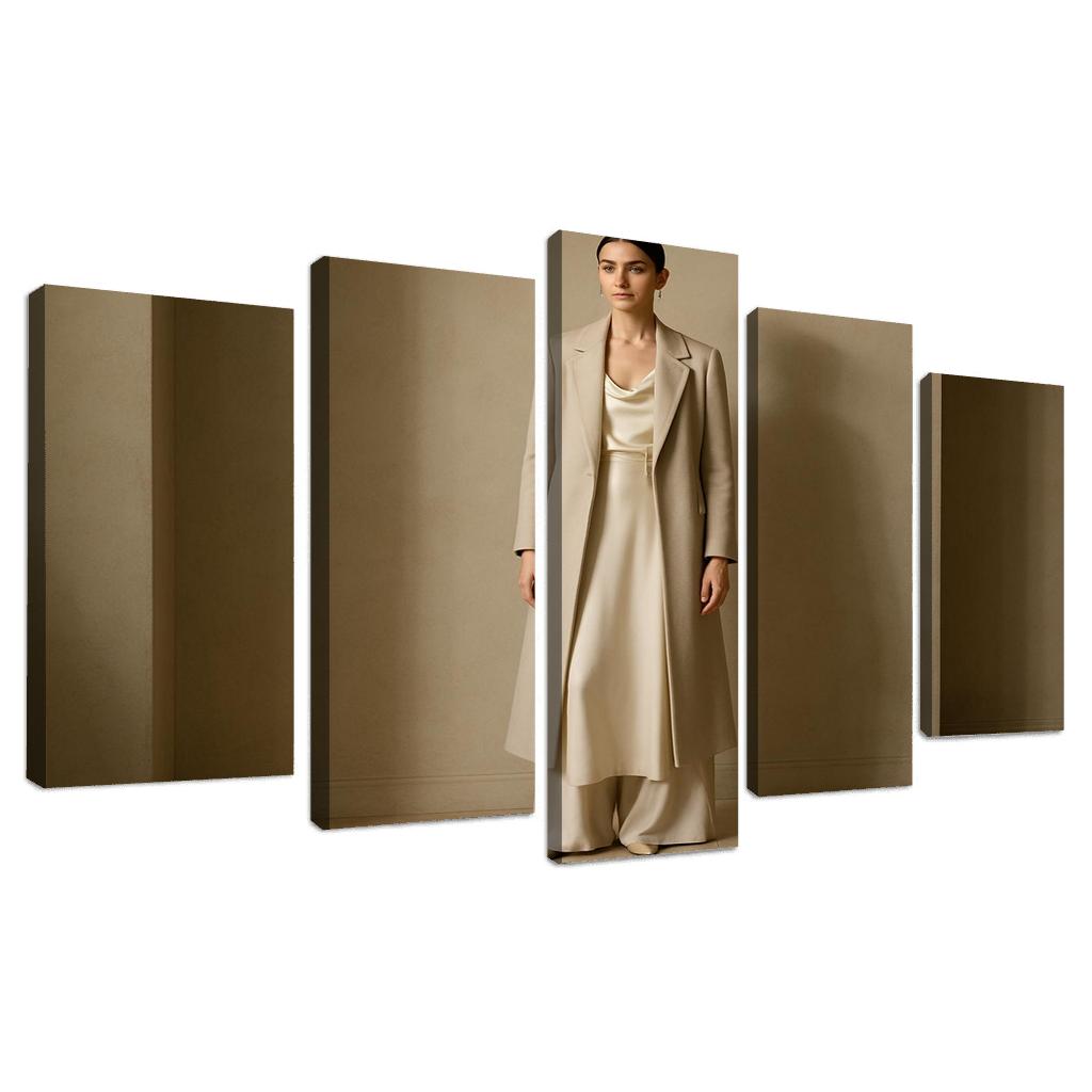 Quiet Opulence Evening Layers framed paintings