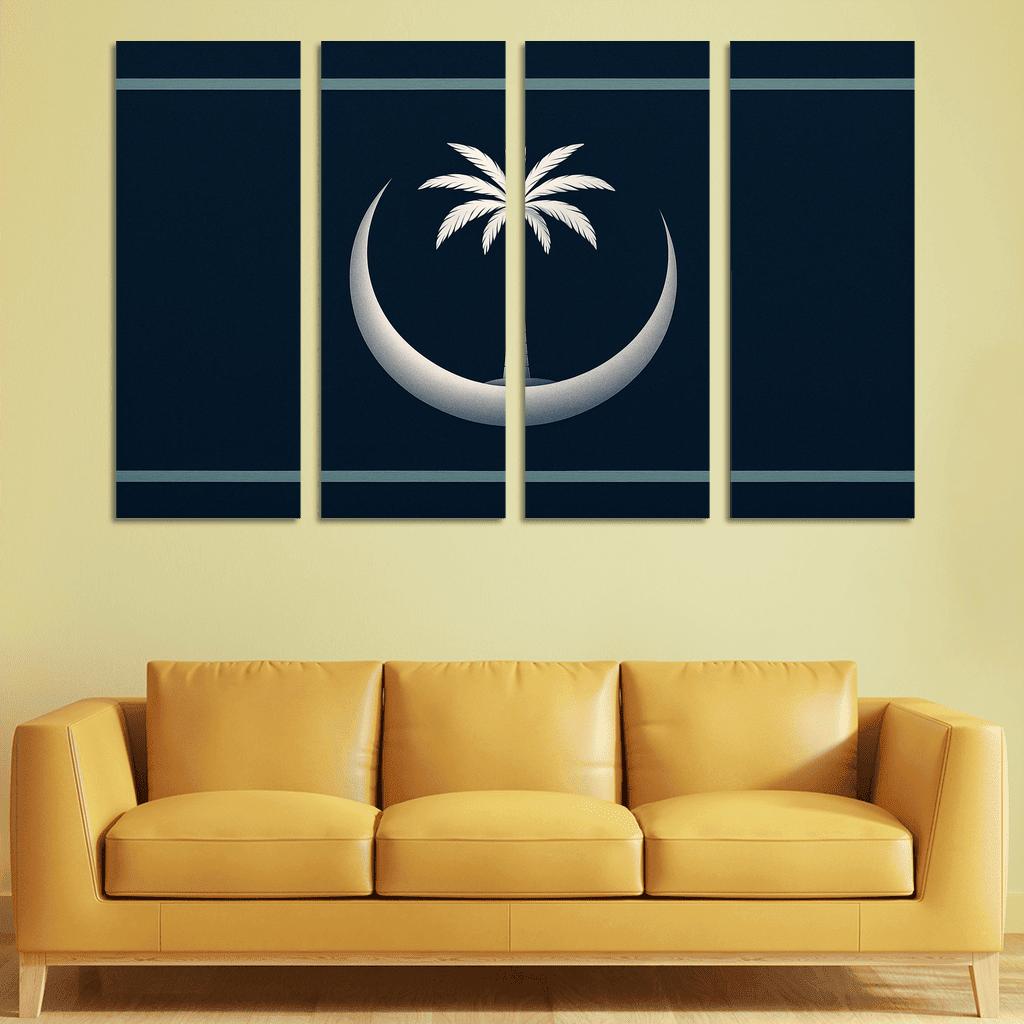 Crescent And Palm Emblem Of Night And Oasis one-piece frames