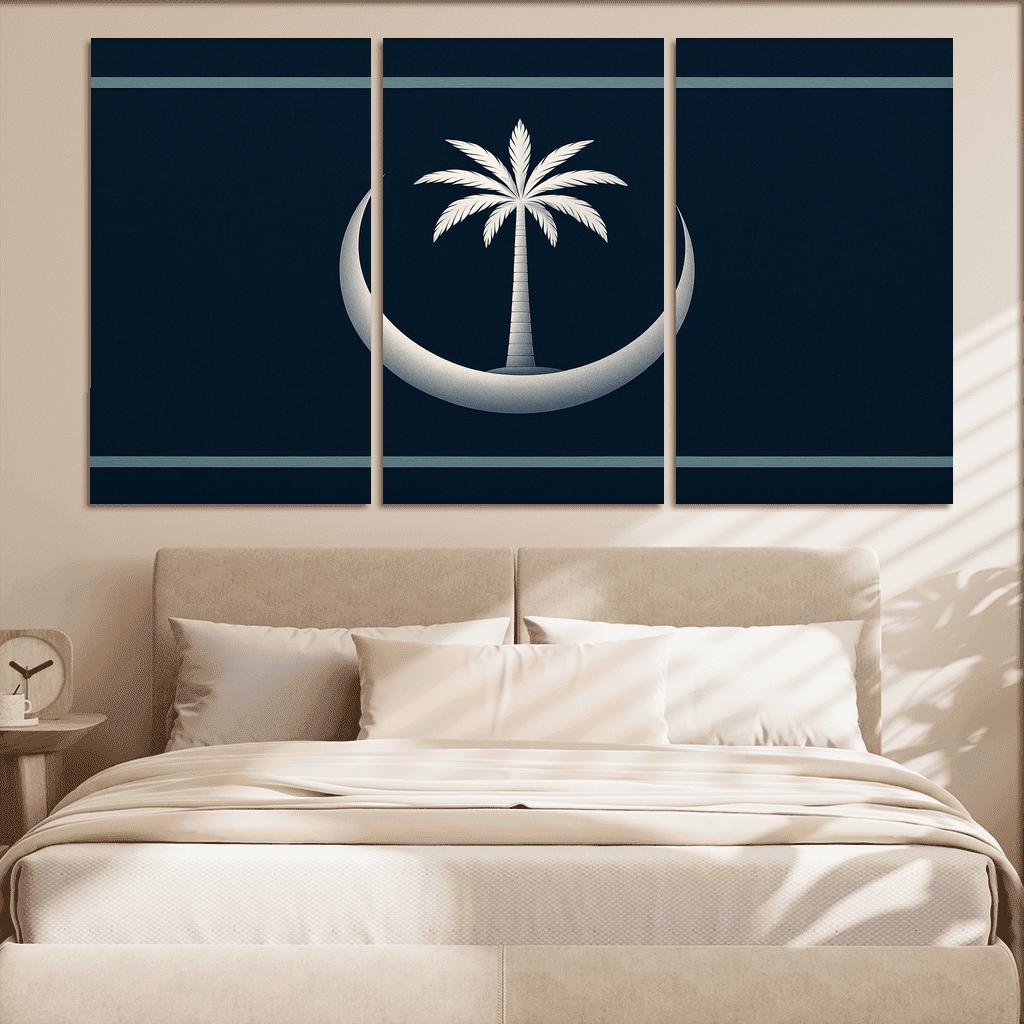 Crescent And Palm Emblem Of Night And Oasis one-piece frames