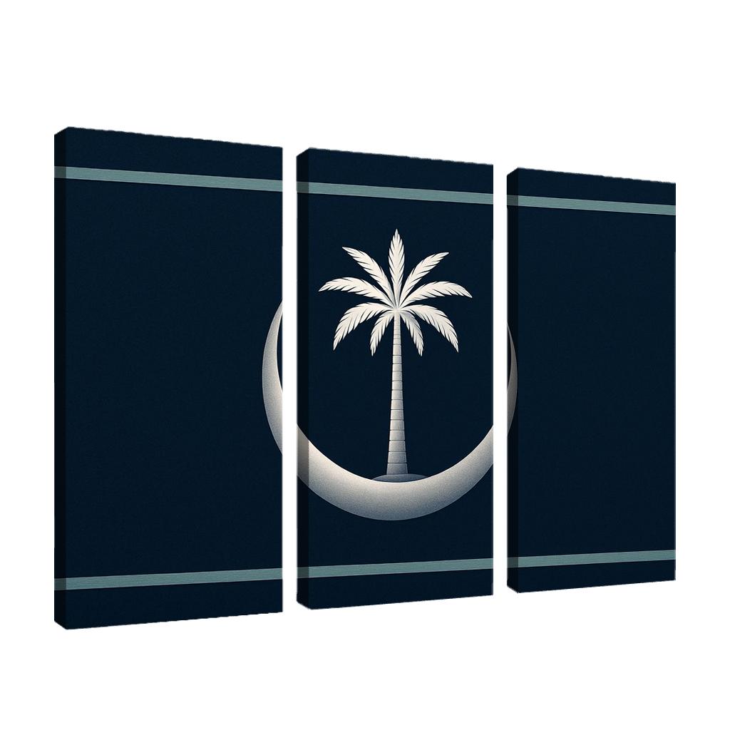 Crescent And Palm Emblem Of Night And Oasis one-piece frames