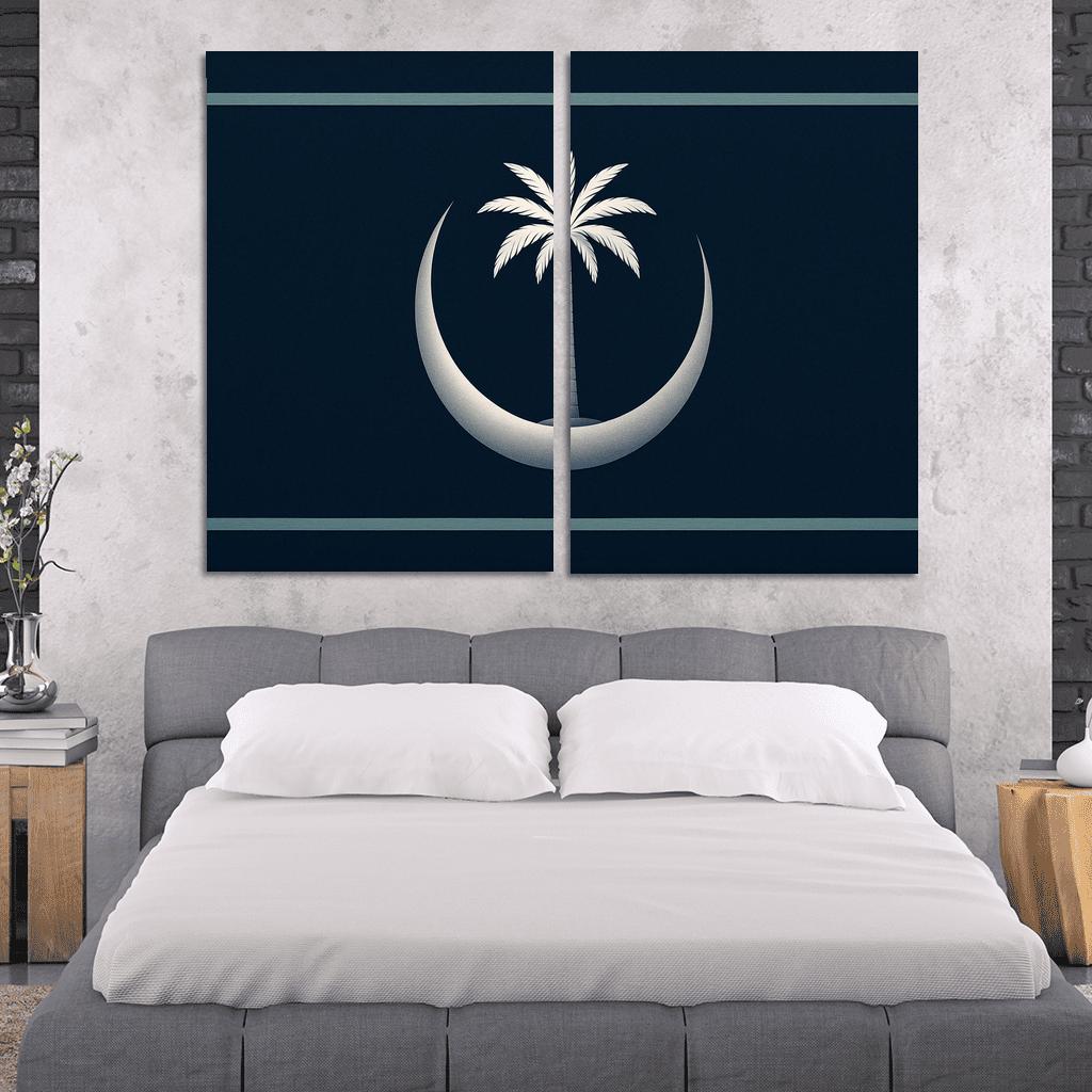 Crescent And Palm Emblem Of Night And Oasis one-piece frames