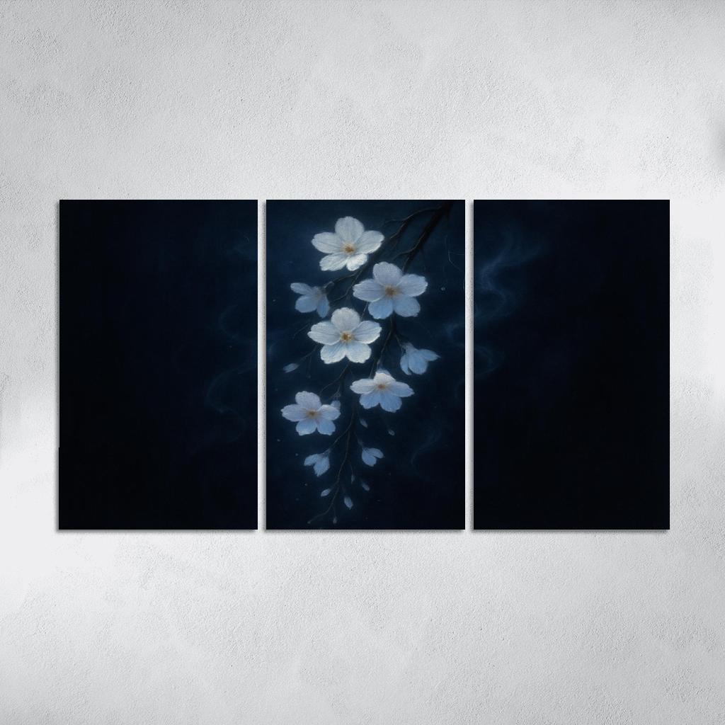 Nocturne Of Luminous Petals wall decor