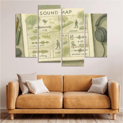Sonic Nature Cartography home decor