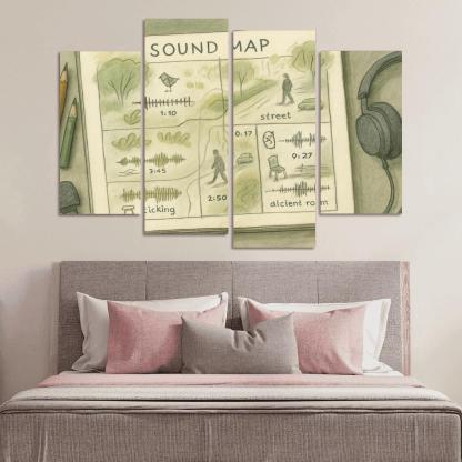 Sonic Nature Cartography home decor