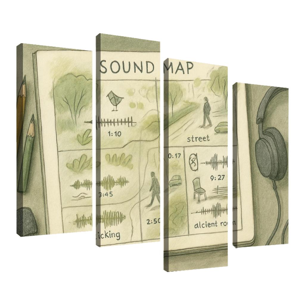 Sonic Nature Cartography home decor