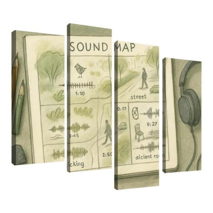 Sonic Nature Cartography home decor