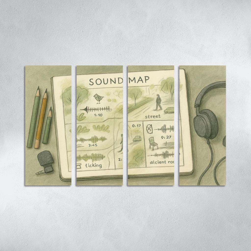 Sonic Nature Cartography home decor