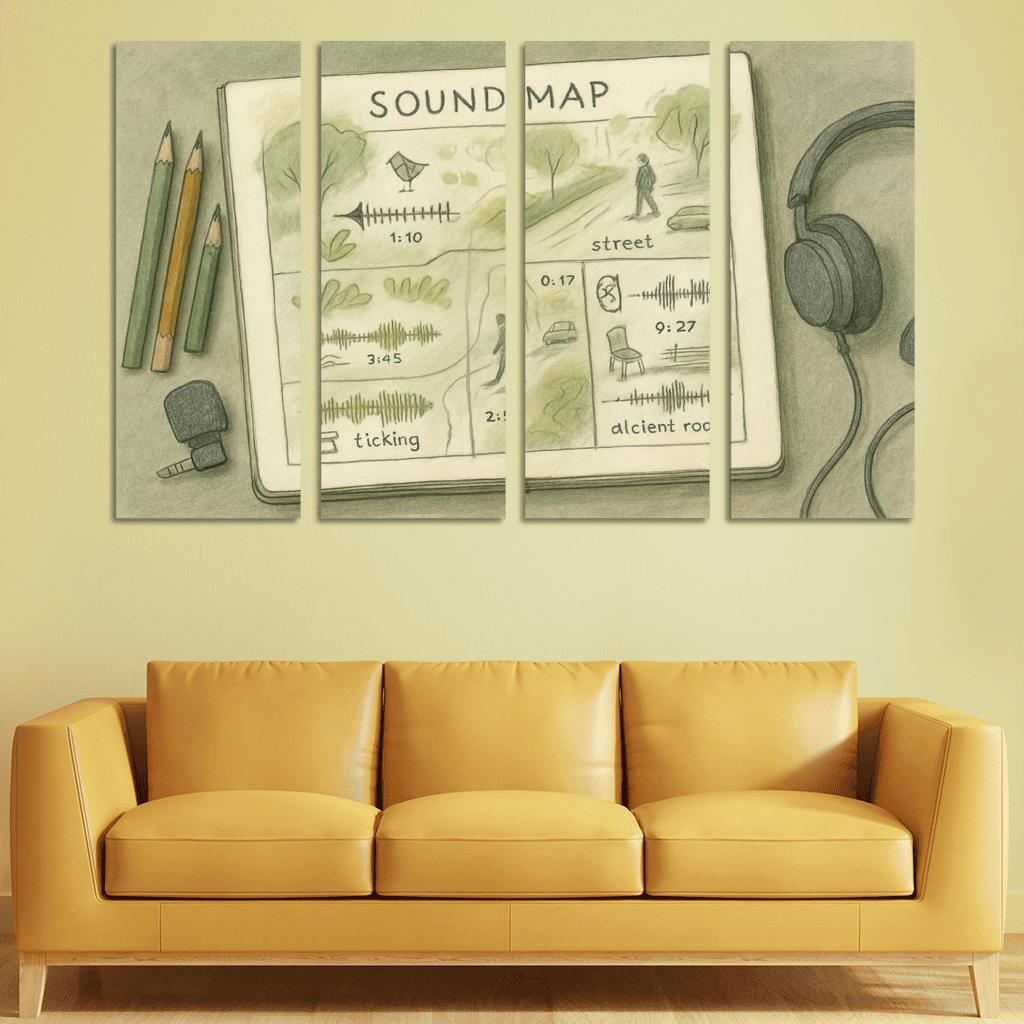 Sonic Nature Cartography home decor