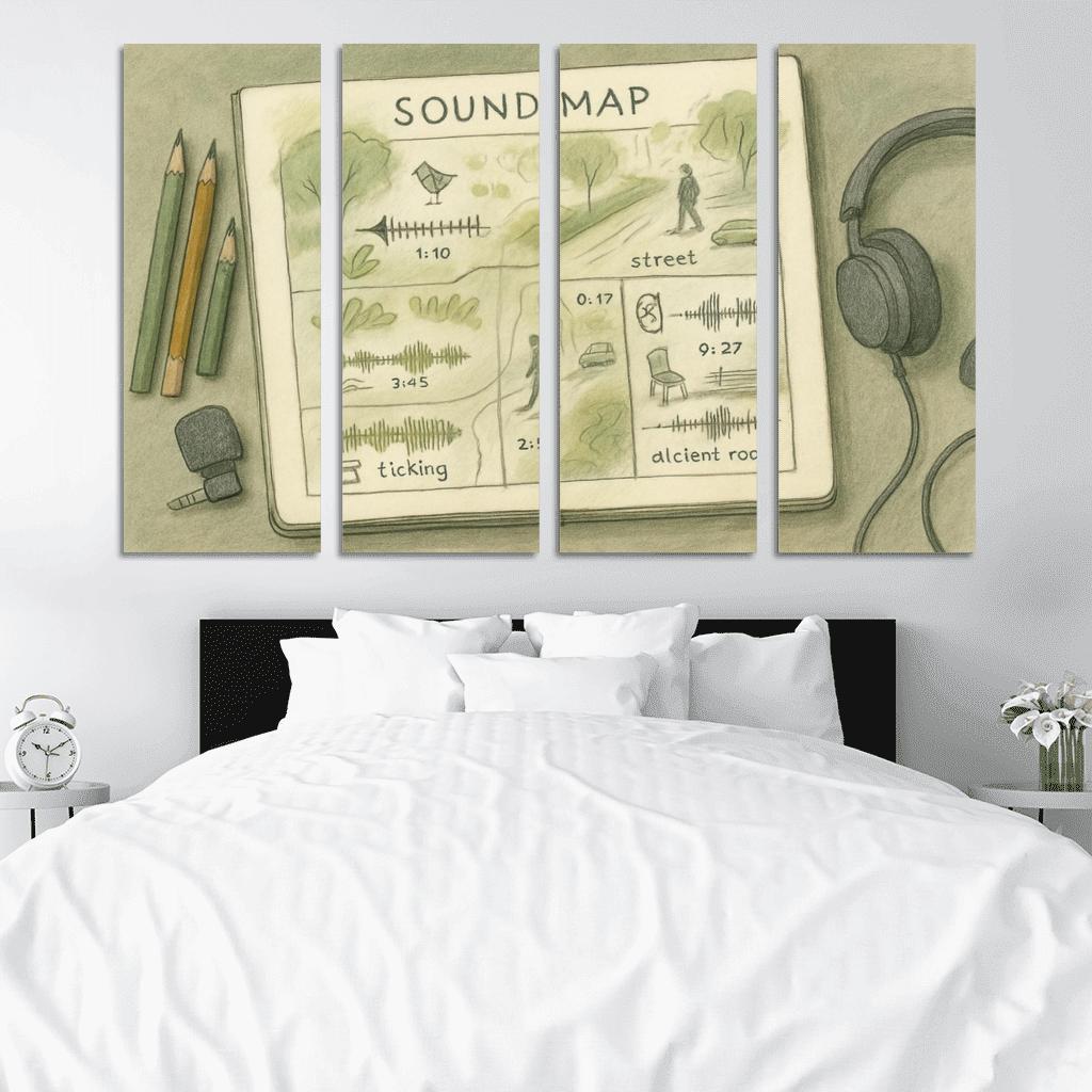 Sonic Nature Cartography home decor