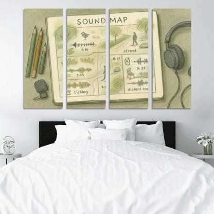 Sonic Nature Cartography home decor