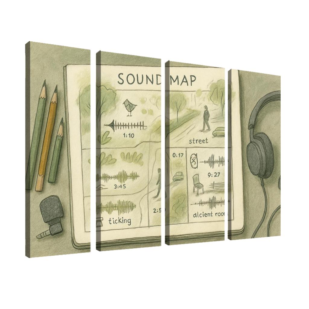 Sonic Nature Cartography home decor