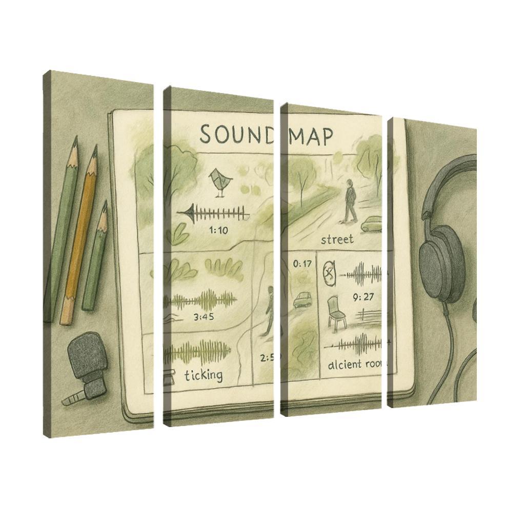 Sonic Nature Cartography home decor