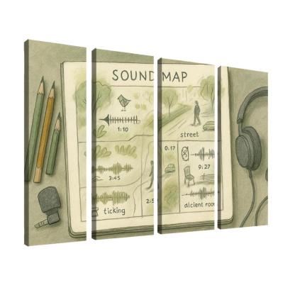 Sonic Nature Cartography home decor