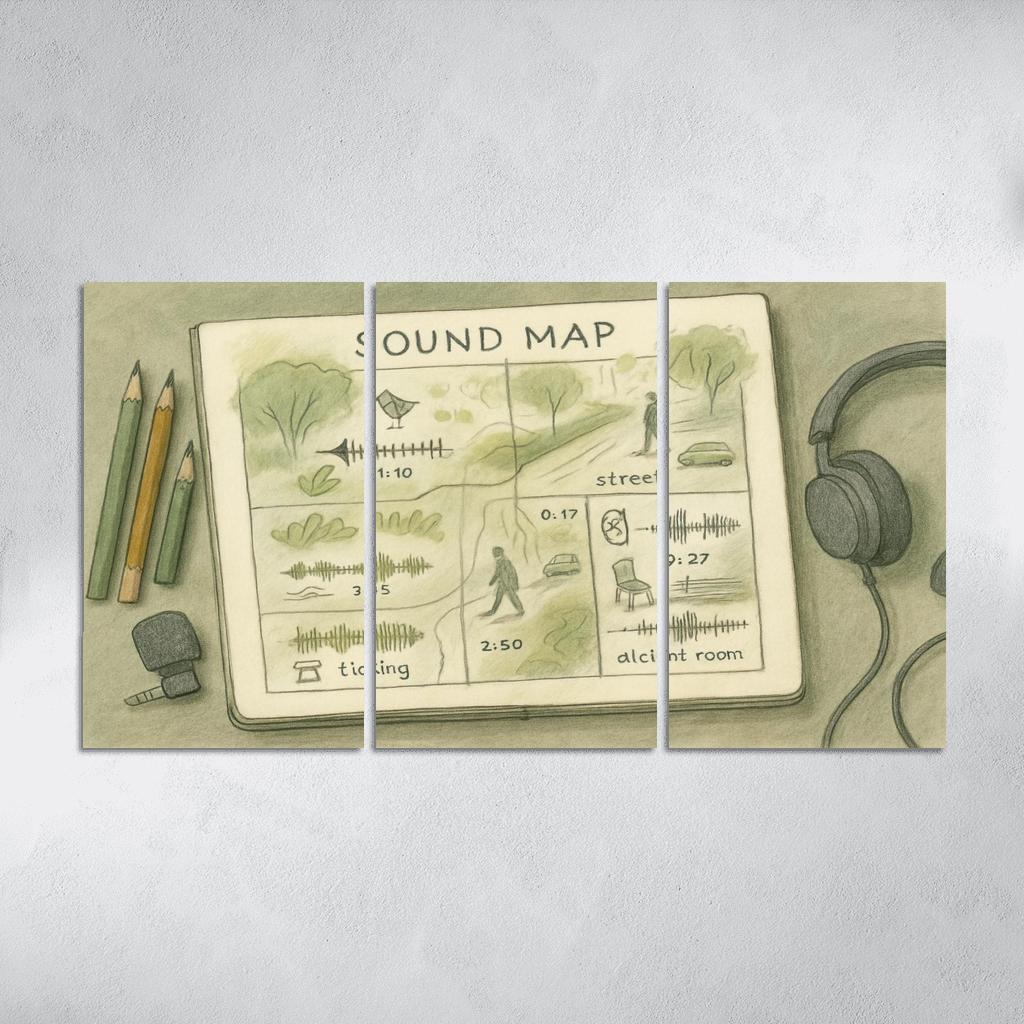 Sonic Nature Cartography home decor