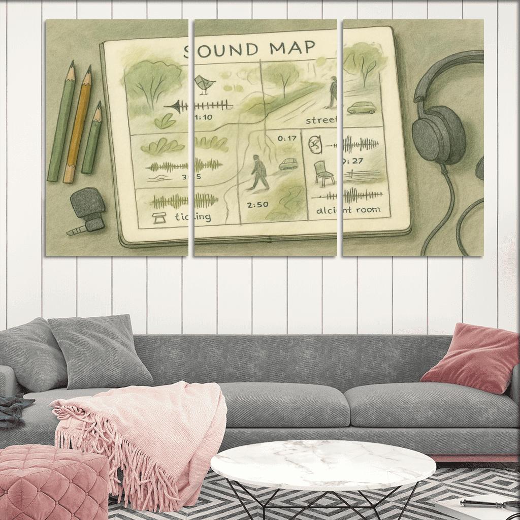 Sonic Nature Cartography home decor