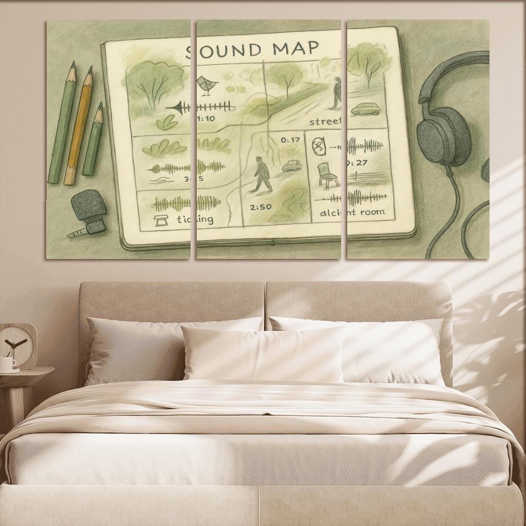 Sonic Nature Cartography home decor