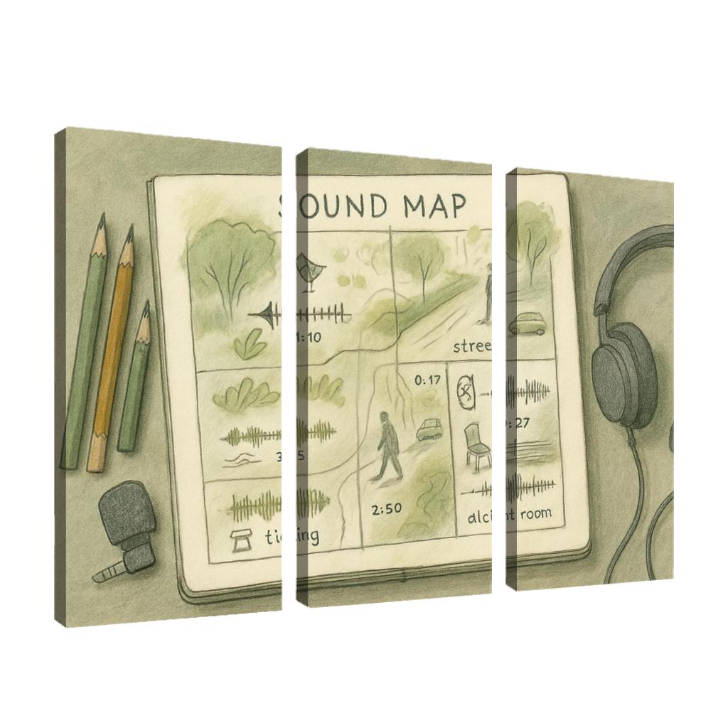 Sonic Nature Cartography home decor