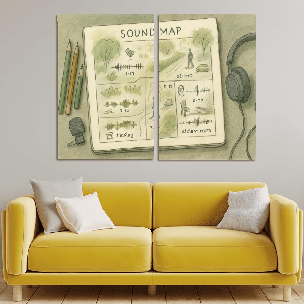Sonic Nature Cartography home decor