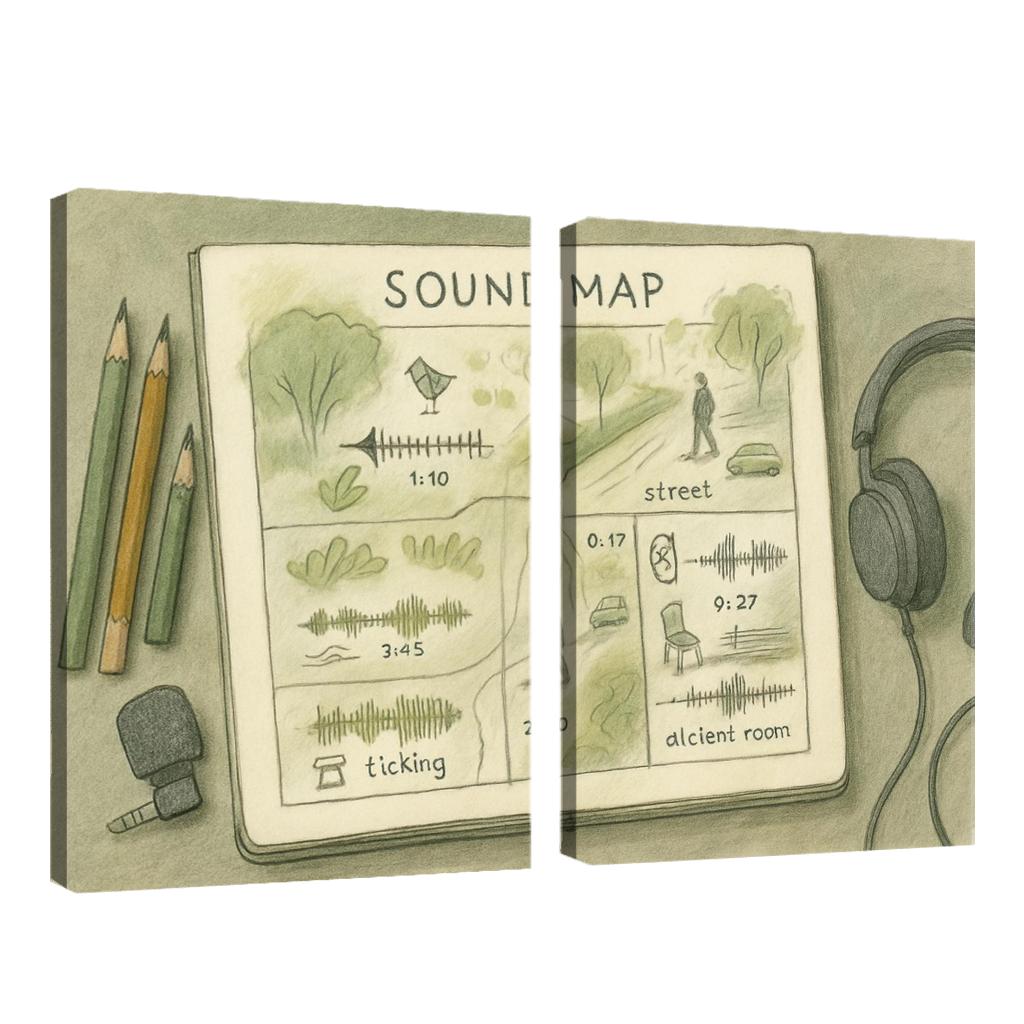 Sonic Nature Cartography home decor