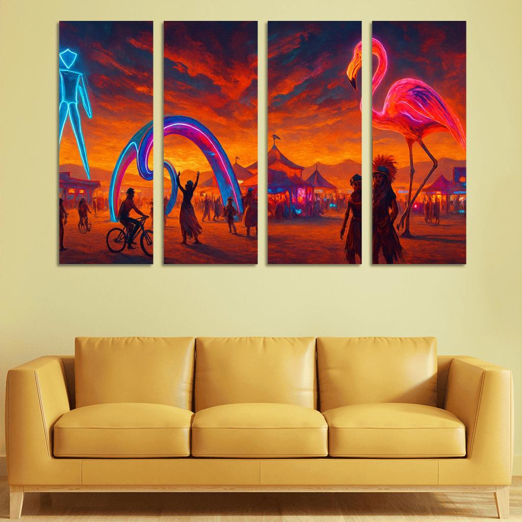 Burning Man Festival USA one-piece frames