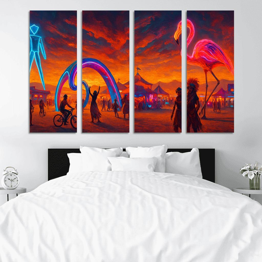 Burning Man Festival USA one-piece frames