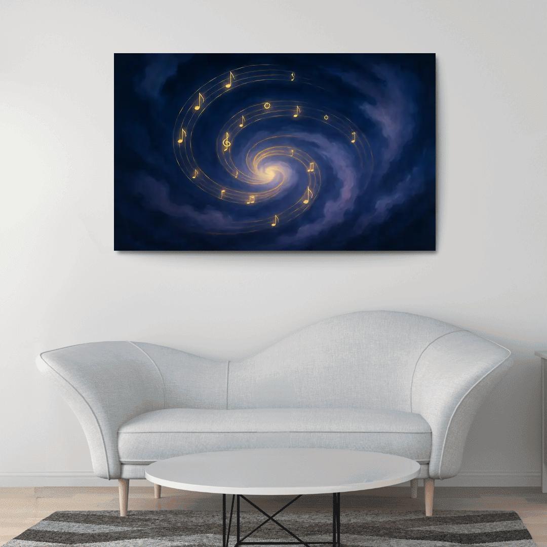 Symphony Of Sleeping Thoughts canvas paintings frame