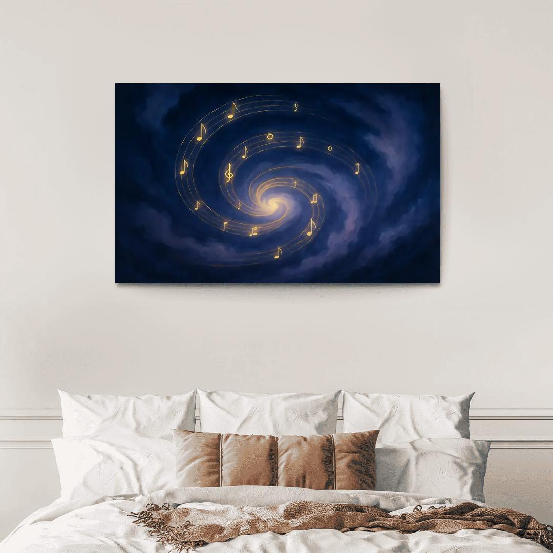 Symphony Of Sleeping Thoughts canvas paintings frame