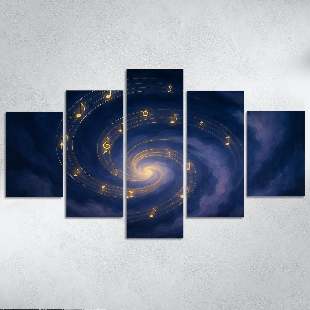 Symphony Of Sleeping Thoughts canvas paintings frame