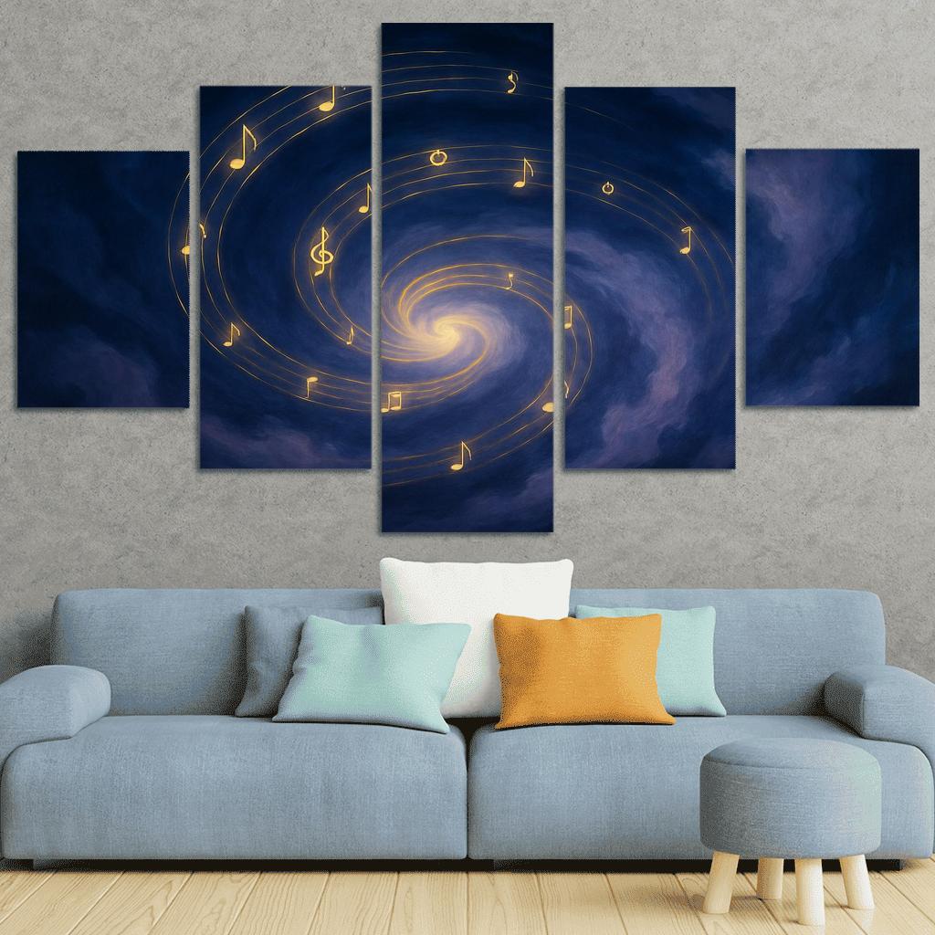 Symphony Of Sleeping Thoughts canvas paintings frame