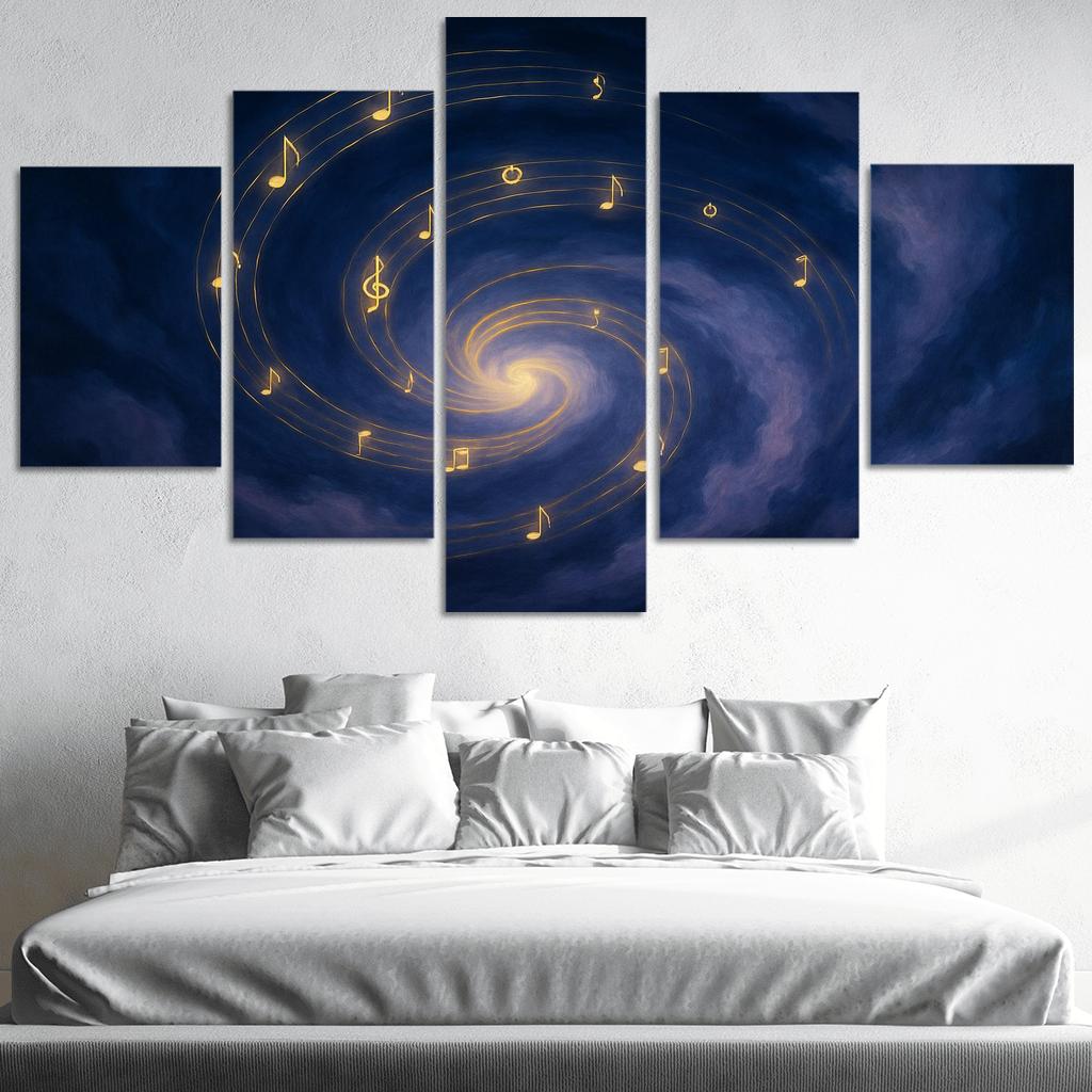 Symphony Of Sleeping Thoughts canvas paintings frame