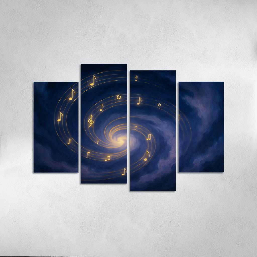 Symphony Of Sleeping Thoughts canvas paintings frame