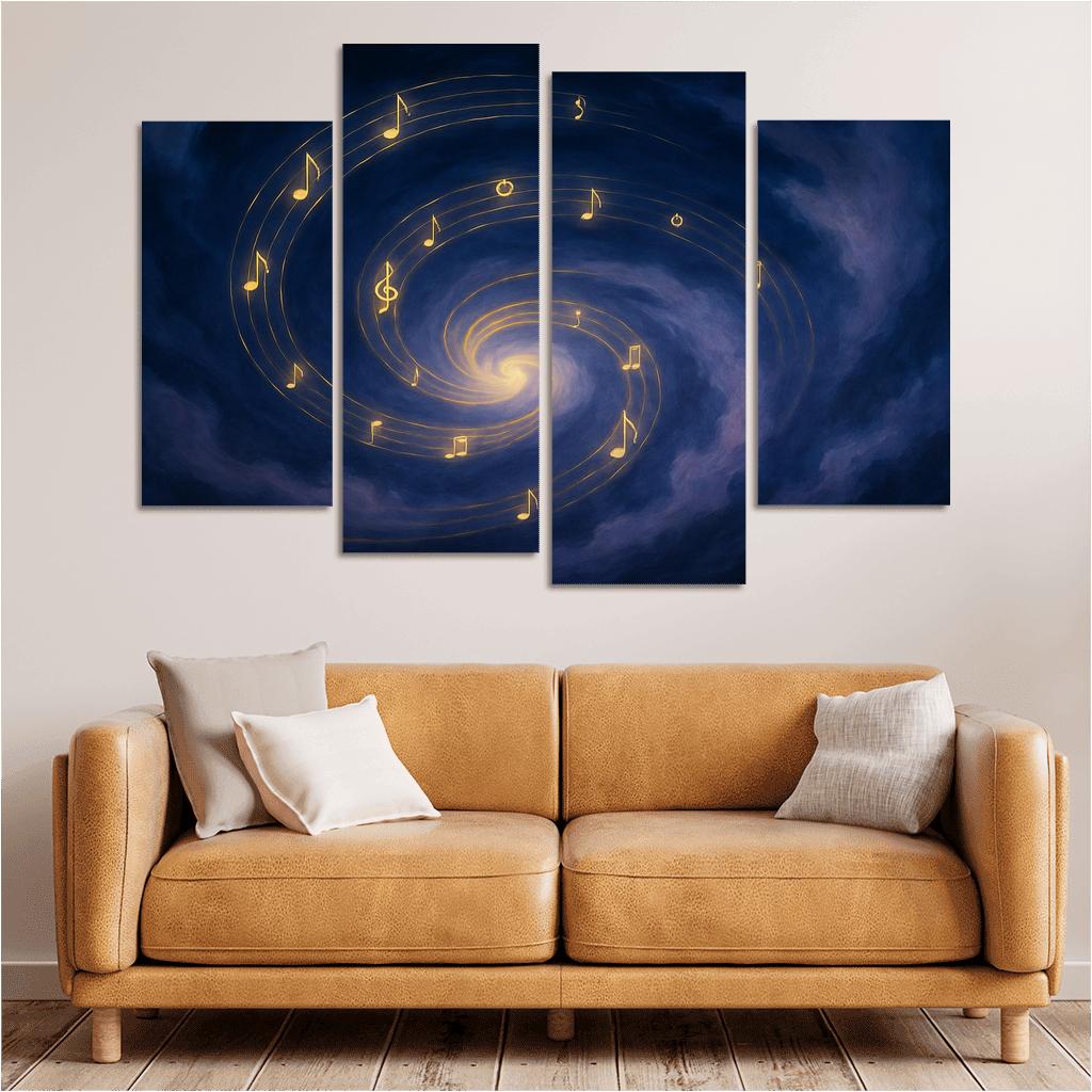 Symphony Of Sleeping Thoughts canvas paintings frame